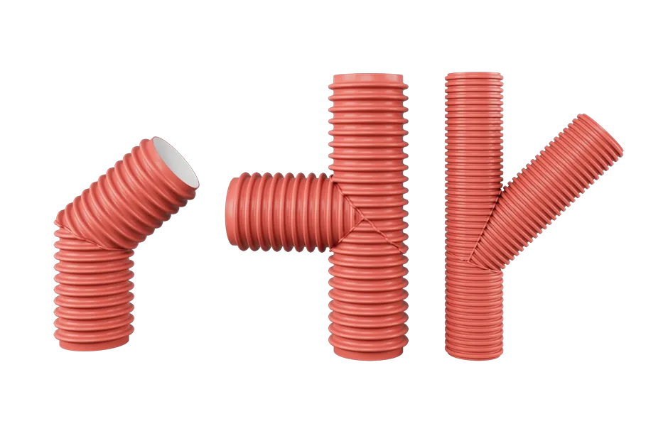 Фитинги гофрированные